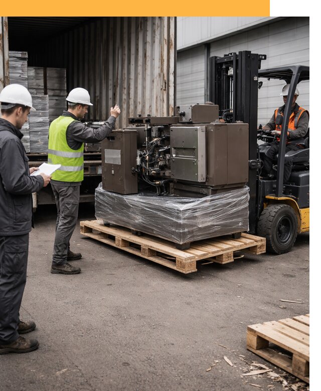 Доставка промышленного оборудования из Европы от 46490