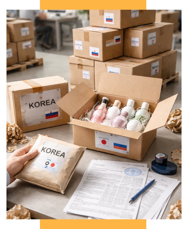 Доставка косметики из Кореи от 8781 р. под ключ | СетСервис-Южн