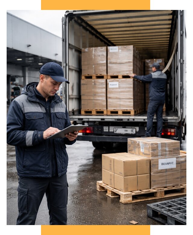Доставка грузов из Беларуси от 15497 р. логистика СетСервис-Южн