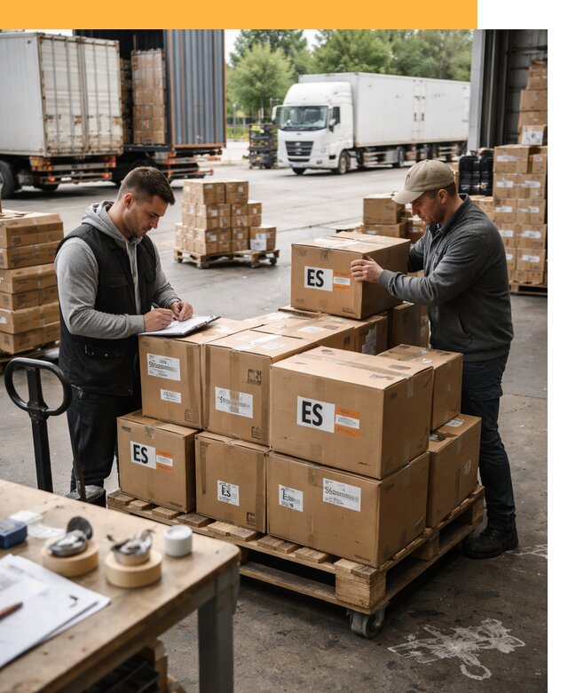 Доставка грузов в Испанию автотранспортом от 36159 руб