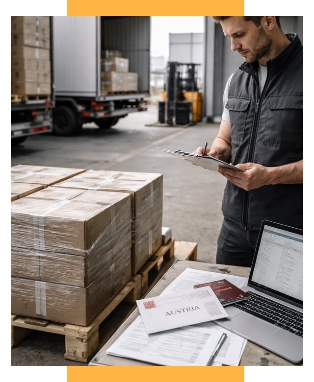 Доставка в Австрию от 67152 р. Логистика и экспорт СетСервис-Южн