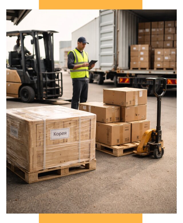 Доставка грузов в Корею из России от 36159 р. | СетСервис-Южн