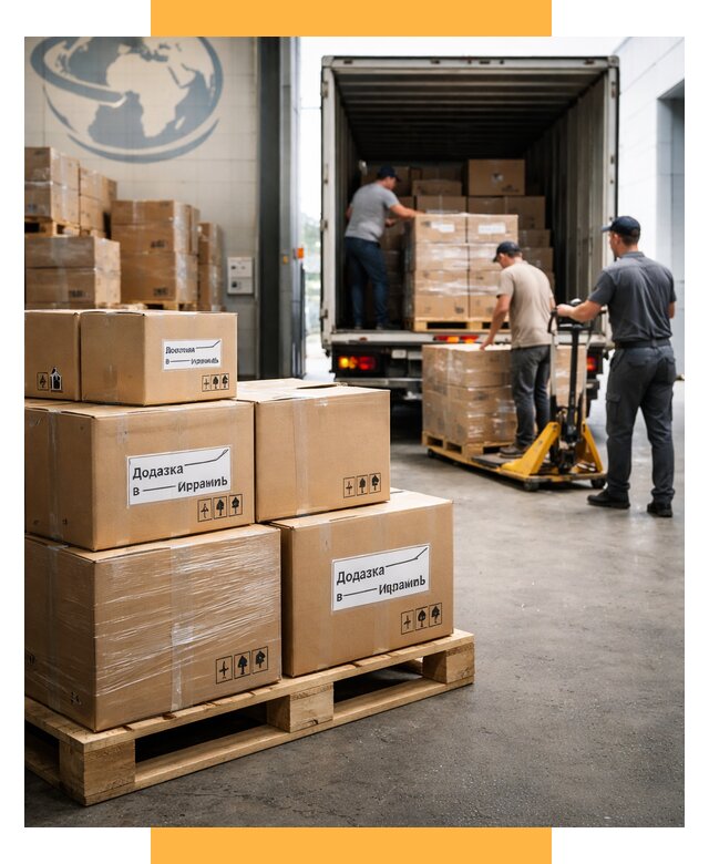 Доставка грузов в Израиль и экспорт от 46490 р. СетСервис-Южн