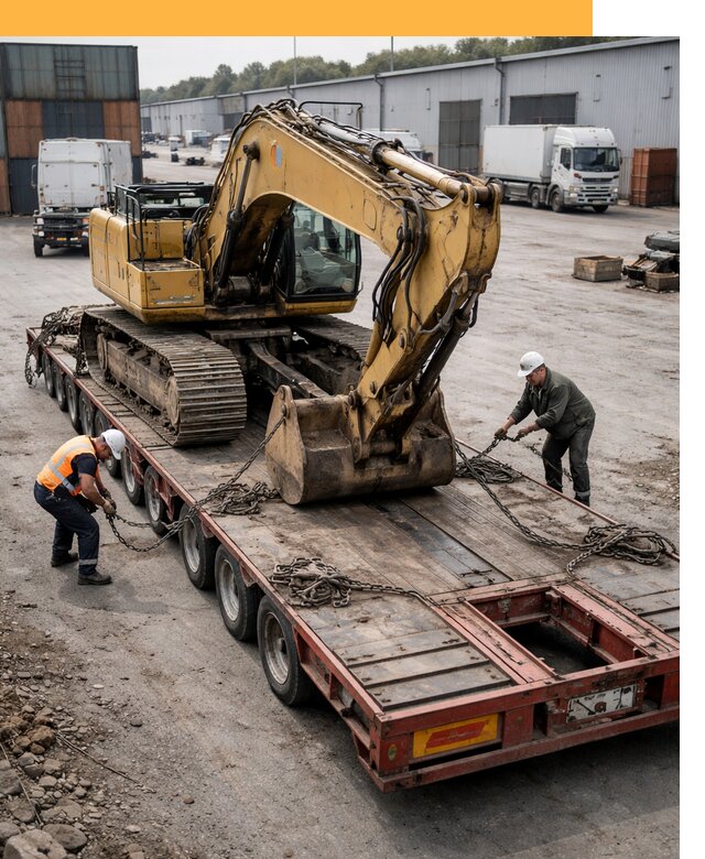 Перевозка спецтехники по России и миру от 46490 руб