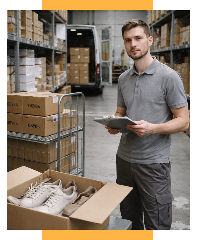 Доставка обуви из Китая и Турции от 4649 р. СетСервис-Южн