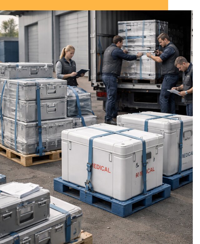 Перевозка медицинского оборудования по всему миру от 15497 руб