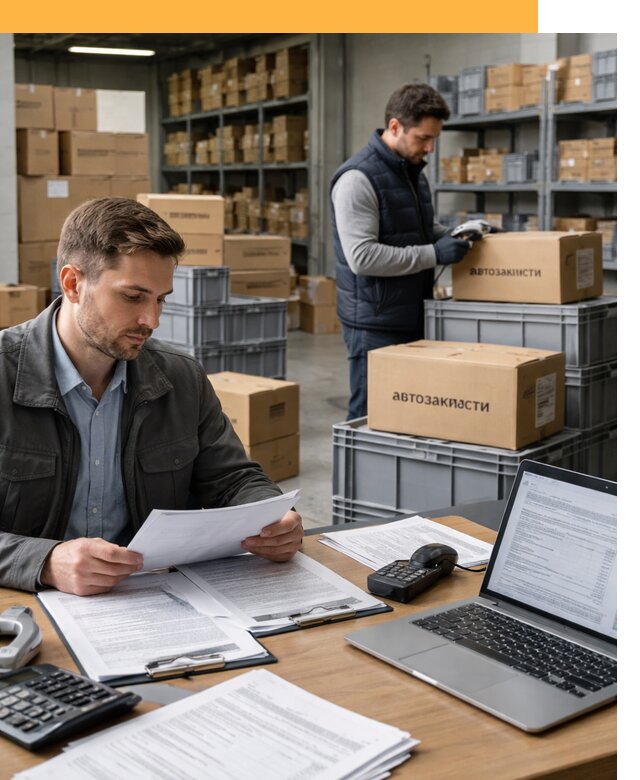 Таможенное оформление автозапчастей по выгодным тарифам от 8781