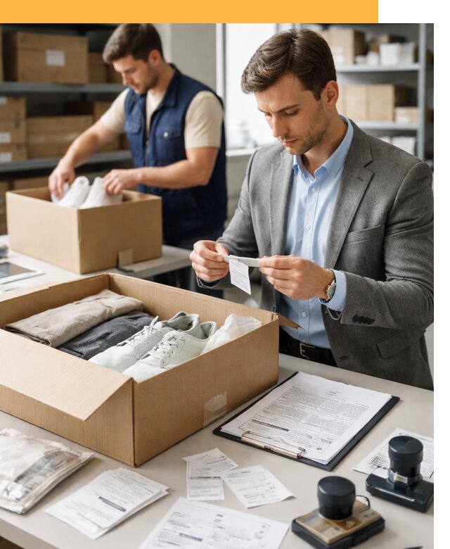 Таможенное оформление одежды и обуви по выгодной цене от 6715 руб