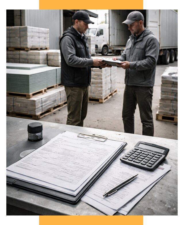 Таможенное оформление стройматериалов от 8781 р. | СетСервис-Южн
